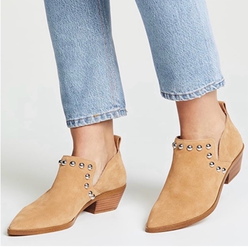 Rebecca Minkoff Karen Studded Suede Booties